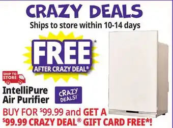 Ocean State Job Lot IntelliPure Air Purifier offer