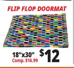 Ocean State Job Lot FLIP FLOP DOORMAT 18x30 offer