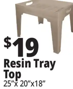 Ocean State Job Lot Resin Tray Top Table offer