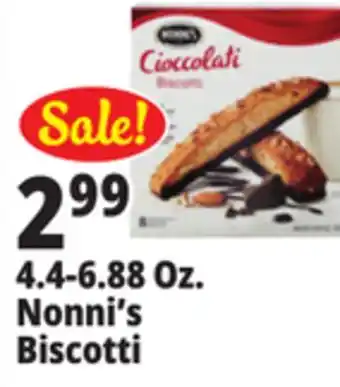 Ocean State Job Lot 4.4-6.88 Oz. Nonni's Biscotti offer