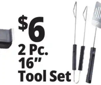 Ocean State Job Lot 2 Pc. 16 Grill Tool Set offer