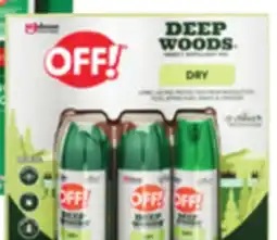 Ocean State Job Lot OFF! Deep Woods Insect Repellent V Combo Pack offer