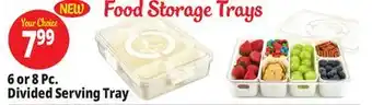 Ocean State Job Lot 6 or 8 Pc. Divided Serving Tray offer