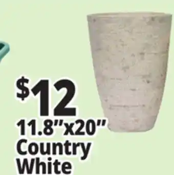 Ocean State Job Lot 11.8 x 20 Country White offer