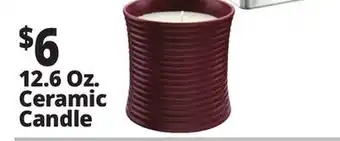 Ocean State Job Lot 12.6 Oz. Ceramic Candle offer