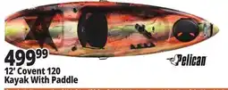 Ocean State Job Lot 12' Covent 120 Kayak With Paddle offer