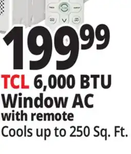 Ocean State Job Lot 6,000 BTU Window AC with remote offer