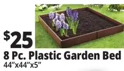 Ocean State Job Lot 8 Pc. Plastic Garden Bed offer