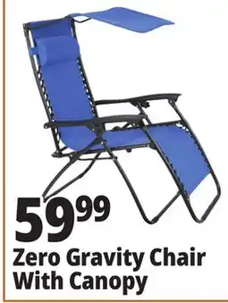 Ocean State Job Lot Zero Gravity Chair With Canopy offer