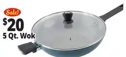 Ocean State Job Lot 5 Qt. Wok Kolk Non-Stick Ceramic Cookware offer