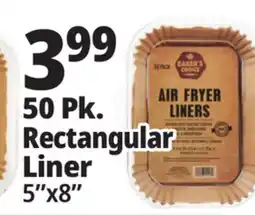 Ocean State Job Lot 50 Pk. Rectangular Liner offer