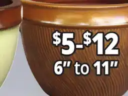 Ocean State Job Lot Outdoor Glazed Ceramic Planters offer