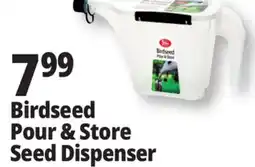 Ocean State Job Lot Birdseed Pour & Store Dispenser offer