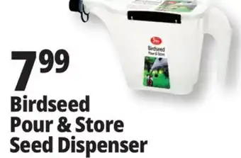 Ocean State Job Lot Birdseed Pour & Store Dispenser offer