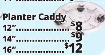 Ocean State Job Lot Planter Caddy 12, 14 & 16 offer
