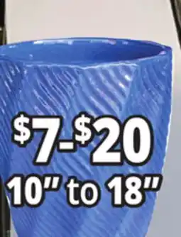 Ocean State Job Lot Outdoor Glazed Ceramic Planters, 10 to 80 offer
