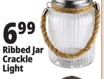 Ocean State Job Lot Ribbed Jar Crackle Light offer