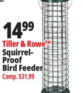 Ocean State Job Lot Squirrel-Proof Bird Feeder offer