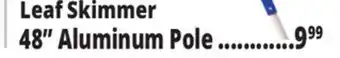 Ocean State Job Lot Handle Leaf Skimmer 48 Aluminum Pole offer