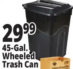 Ocean State Job Lot 45-Gal. Wheeled Trash Can offer