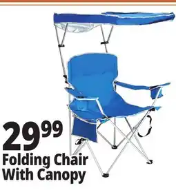Ocean State Job Lot Folding Chair With Canopy offer
