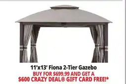 Ocean State Job Lot 11'x13' Fiona 2-Tier Gazebo offer