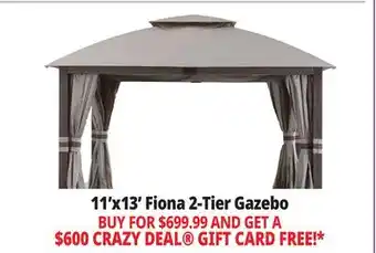 Ocean State Job Lot 11'x13' Fiona 2-Tier Gazebo offer