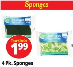 Ocean State Job Lot 4 Pk. Sponges offer