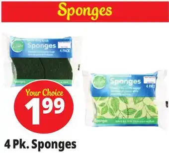 Ocean State Job Lot 4 Pk. Sponges offer