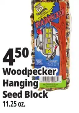 Ocean State Job Lot Woodpecker Hanging Seed Block offer