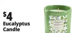 Ocean State Job Lot Eucalyptus Candle offer
