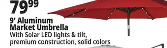 Ocean State Job Lot 9' Aluminum Market Umbrella offer