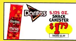 Ollie's DORITOS SNACK CANISTER offer
