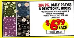 Ollie's 384 PG. DAILY PRAYER & DEVOTIONAL BOOKS offer