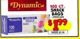 Ollie's DYNAMIC SNACK BAGS offer
