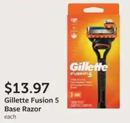 Fareway Gillette Fusion 5 Base Razor offer