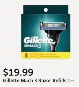 Fareway Gillette Mach 3 Razor Refills offer