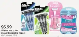 Fareway Gillette Mach 3 or Venus Disposable Razors offer