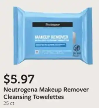 Fareway Neutrogena Makeup Remover Cleansing Towelettes offer