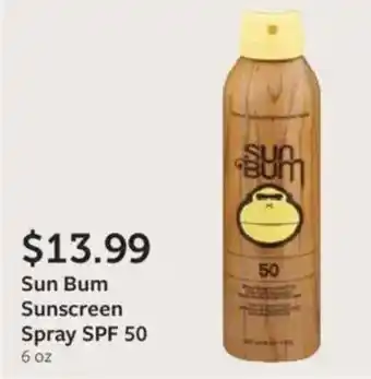 Fareway Sun Bum Sunscreen Spray SPF 50 offer