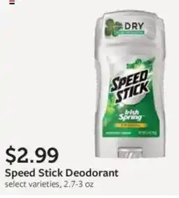 Fareway Speed Stick Deodorant offer
