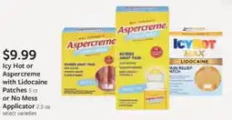 Fareway Icy Hot or Aspercreme with Lidocaine Patches offer