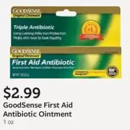 Fareway GoodSense First Aid Antibiotic Ointment offer