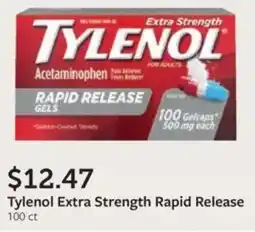 Fareway Tylenol Extra Strength Rapid Release offer