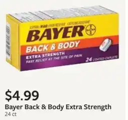 Fareway Bayer Back & Body Extra Strength offer