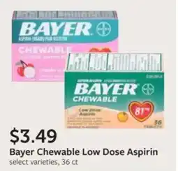 Fareway Bayer Chewable Low Dose Aspirin offer