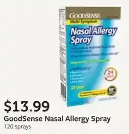 Fareway GoodSense Nasal Allergy Spray offer