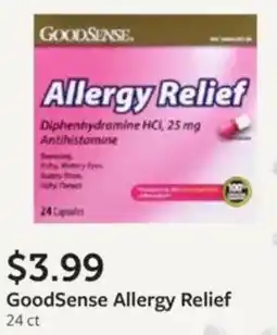 Fareway GoodSense Allergy Relief offer