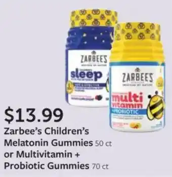 Fareway Zarbee's Children's Melatonin Gummies offer
