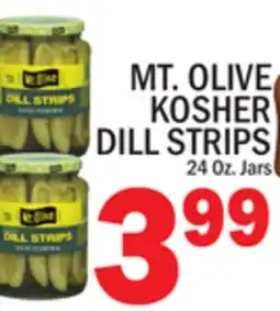 C Town MT. OLIVE KOSHER DILL STRIPS offer
